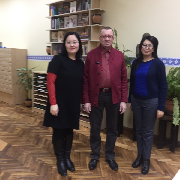 Профессор В.П.Тарантей и докторанты из Казахстана 2016